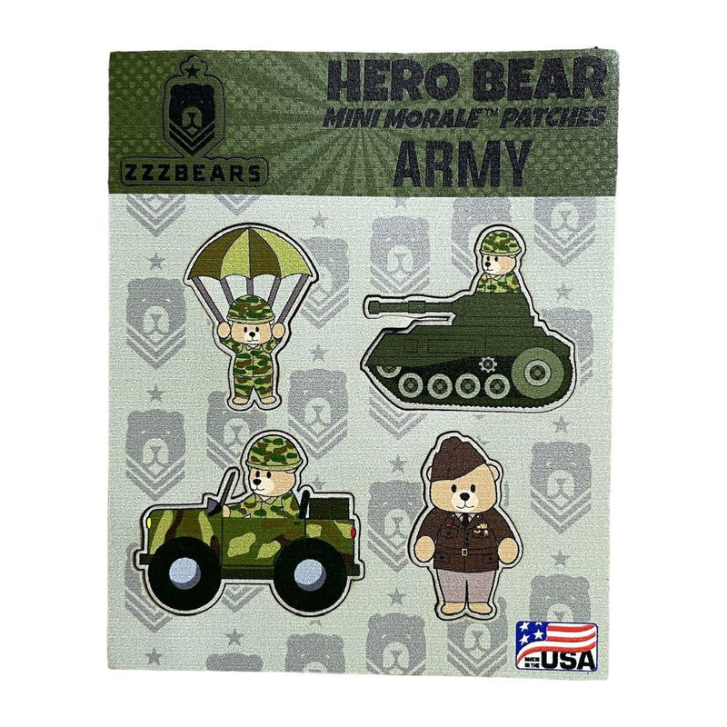 Mini Morale Patch - Army - ZZZ BEARS -