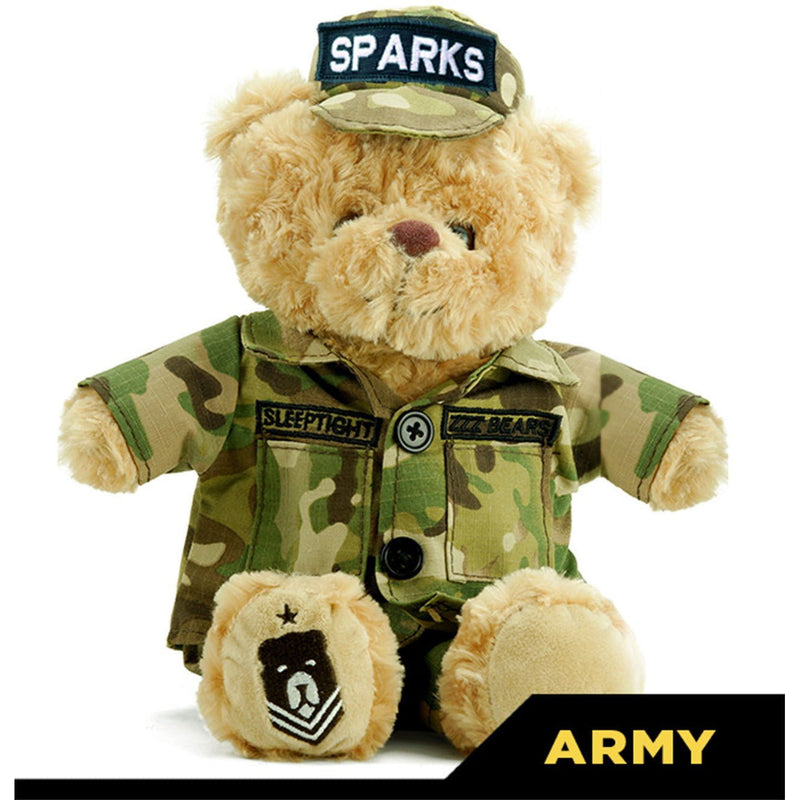 Personalized Army Teddy Bear - ZZZ BEARS -