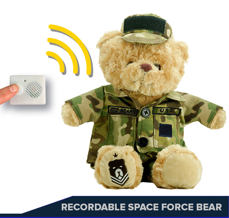 Recordable Space Force Bear