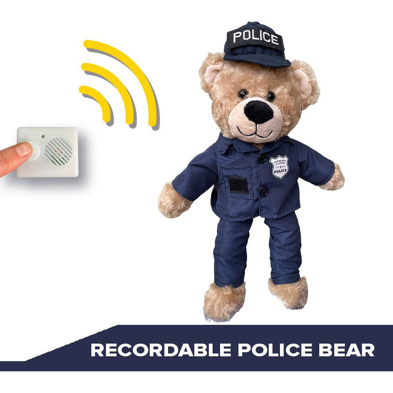 Recordable Police Bear - ZZZ BEARS -