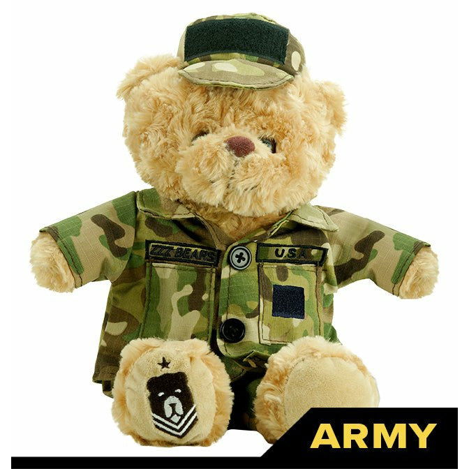 Sgt. Sleeptight -  Army Teddy Bear - ZZZ BEARS -