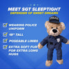 Sgt Sleeptight Police Teddy Bear - ZZZ BEARS -