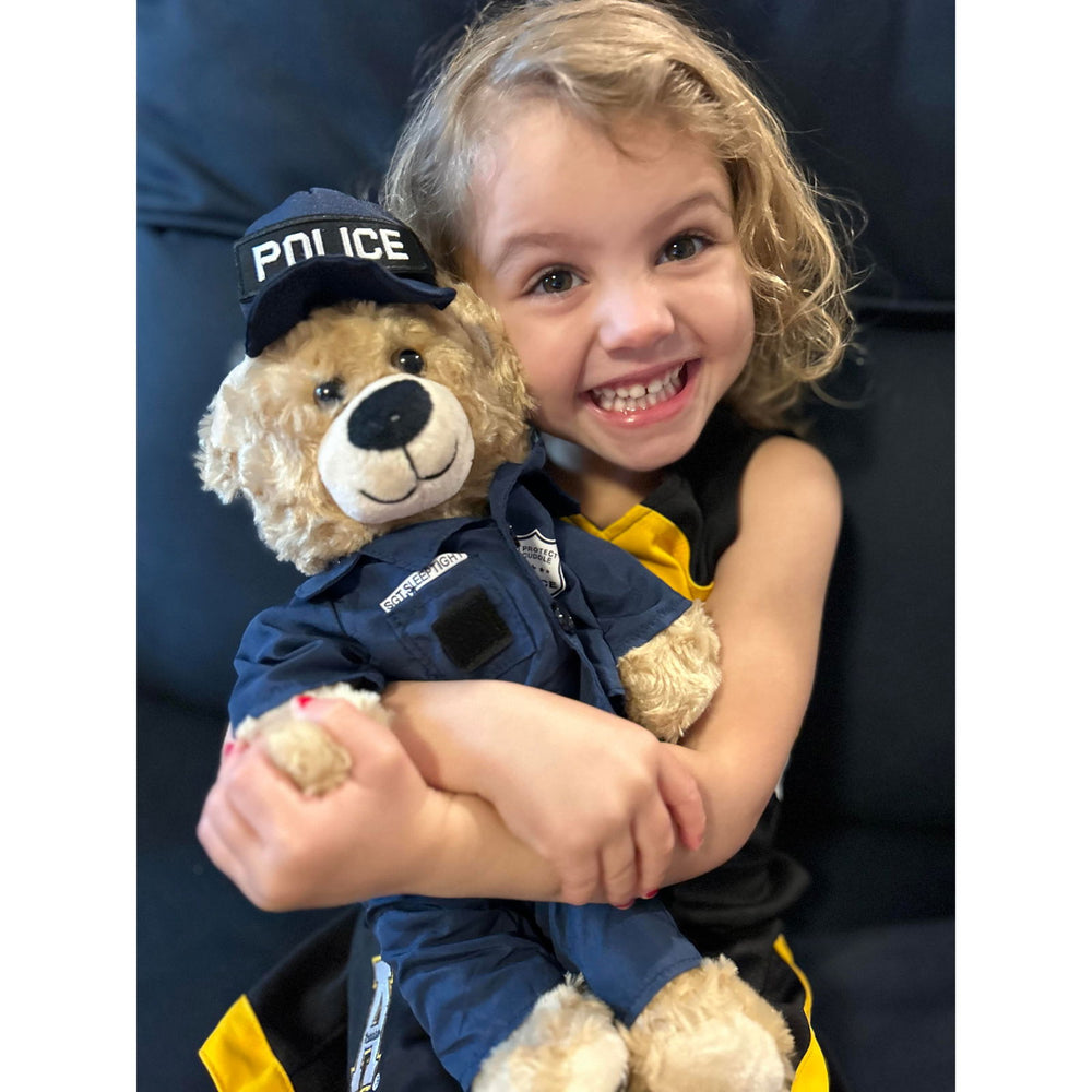 Sgt Sleeptight Police Teddy Bear - ZZZ BEARS -