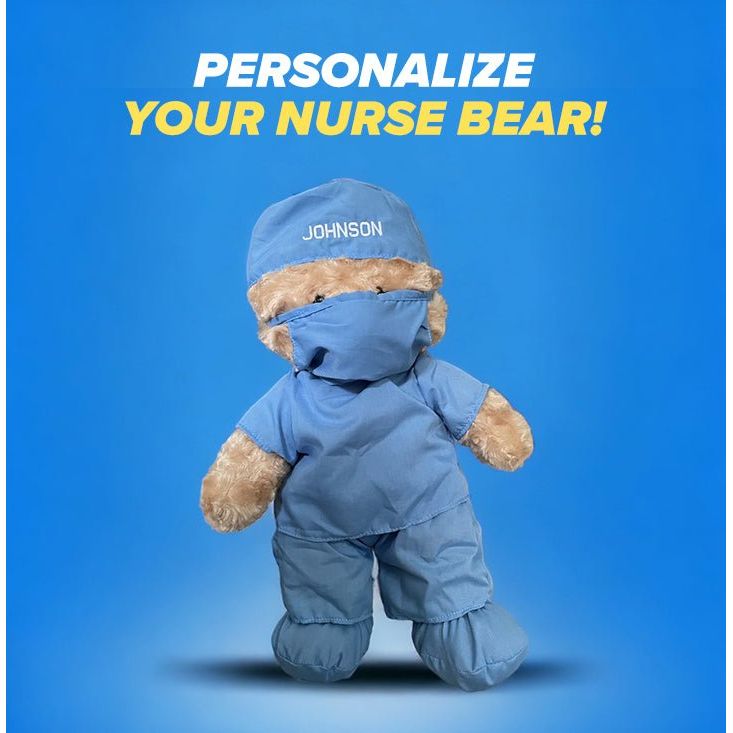 Nurse Hugs-a-Lot Teddy Bear - ZZZ BEARS