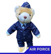 Air Force Teddy Bear in Dress Uniform - Female