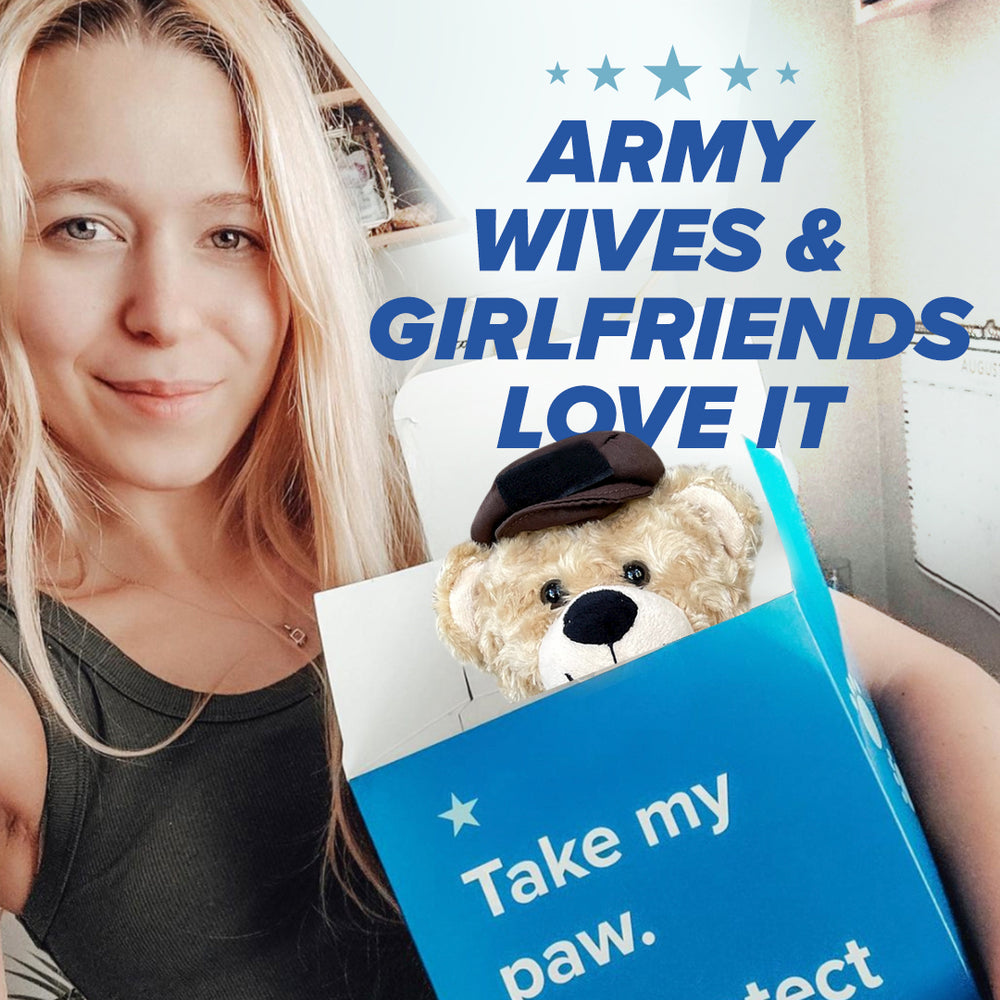 Army Teddy Bear in Officer Uniform