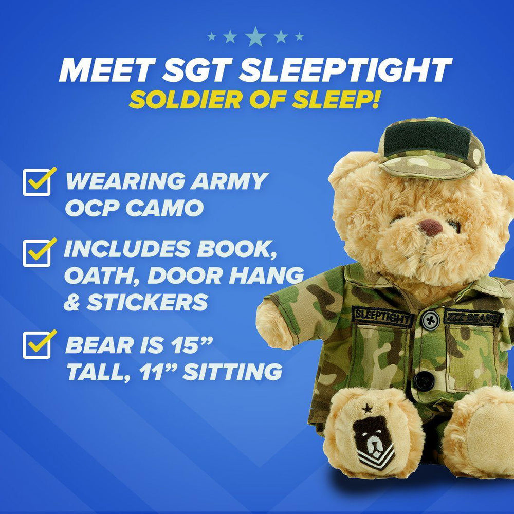 Army Teddy Bear Personalized Bundle - ZZZ BEARS - 