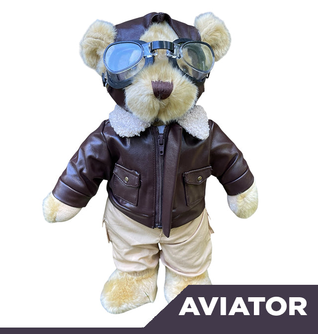 Classic WWII Aviator Teddy Bear