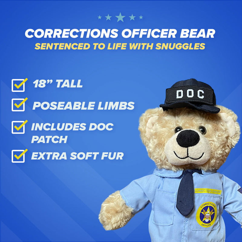 C.O Cuddles Corrections Officer Bear - ZZZ BEARS - 