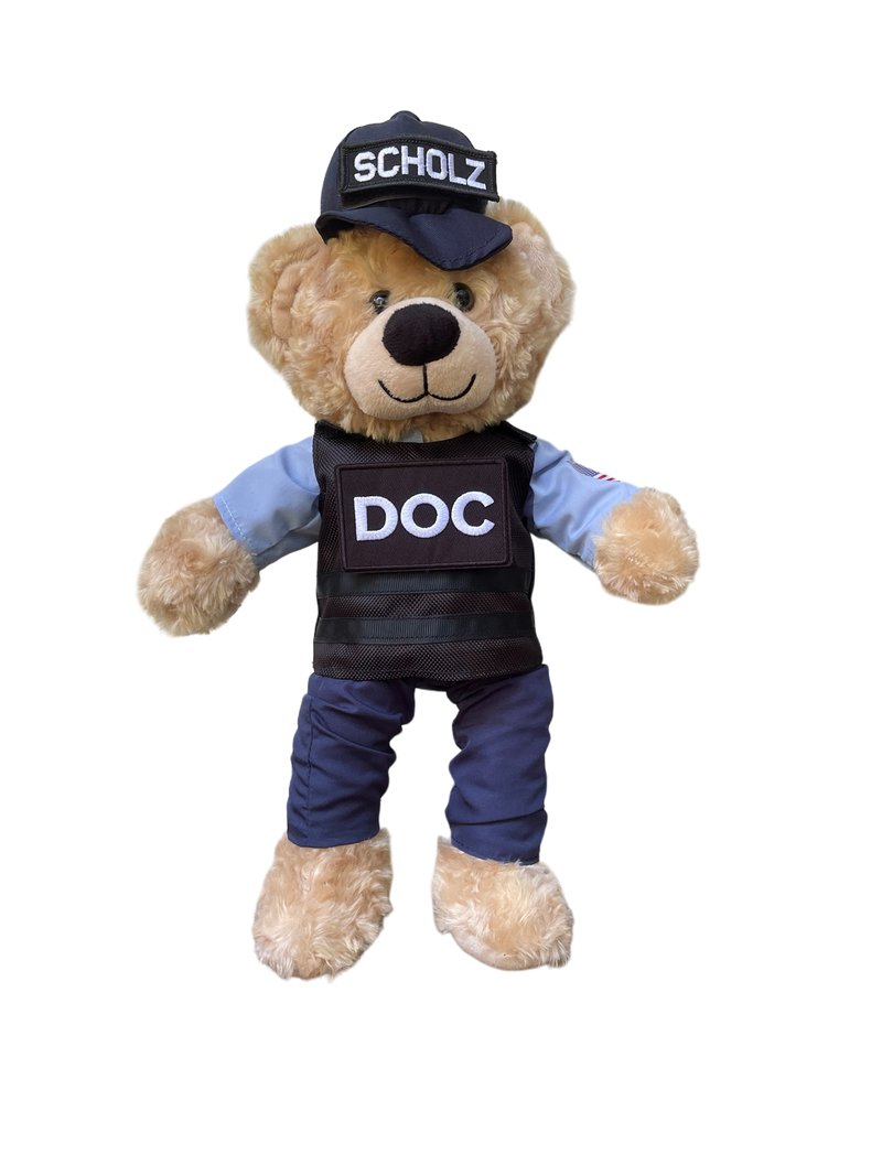 C.O Cuddles Corrections Officer Bear - ZZZ BEARS - 