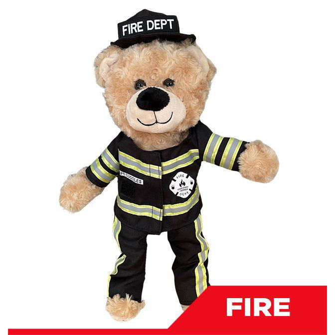Capt Cuddles Personalized Fireman Teddy Bear