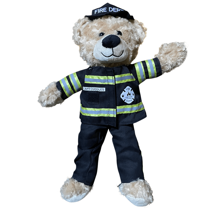 Capt Cuddles Firefighter Teddy Bear - ZZZ BEARS - 