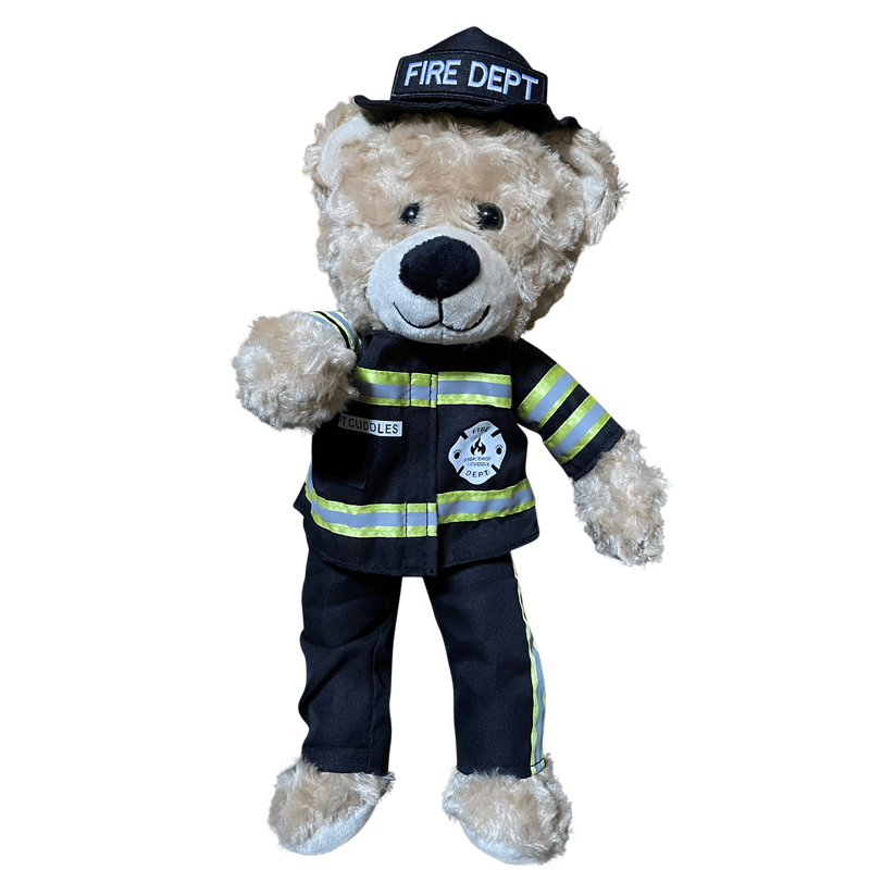 Capt Cuddles Firefighter Teddy Bear - ZZZ BEARS - 