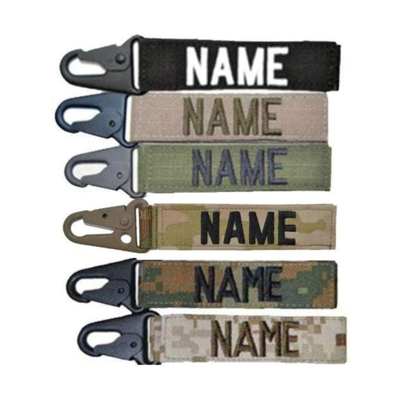 Custom Name Tape Keychain