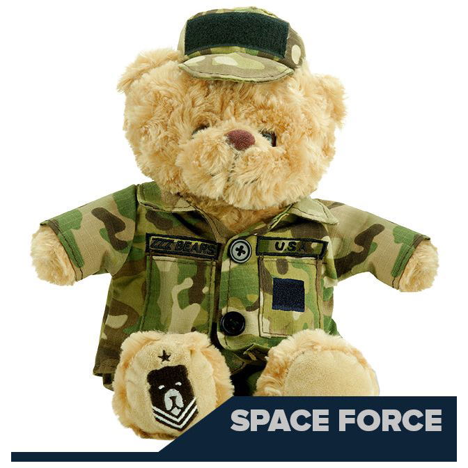Guardian Sleeptight Space Force Bear - ZZZ BEARS - 