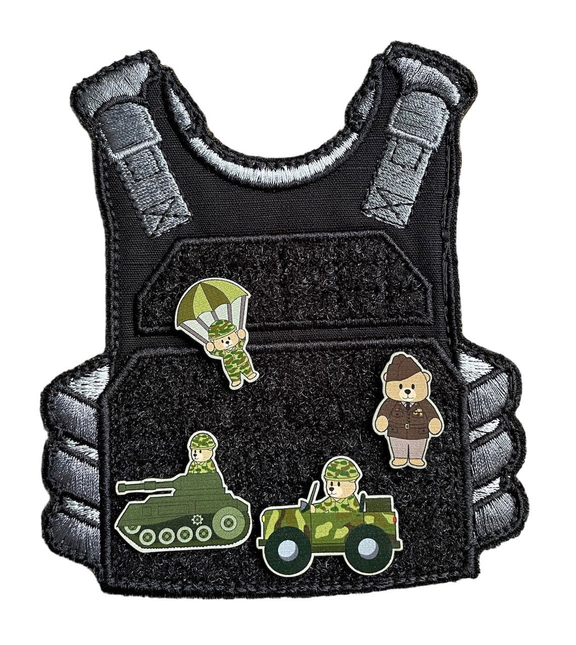 Morale Patch Personalizzato Per Plate Carrier Tattico - Grandi Dimensioni - Polizia Militare - Scrivi Il Tuo Testo