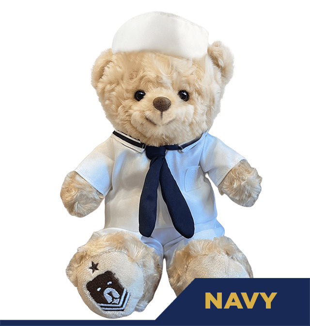 Sailor Sleeptight - Navy Teddy Bear Dress Whites