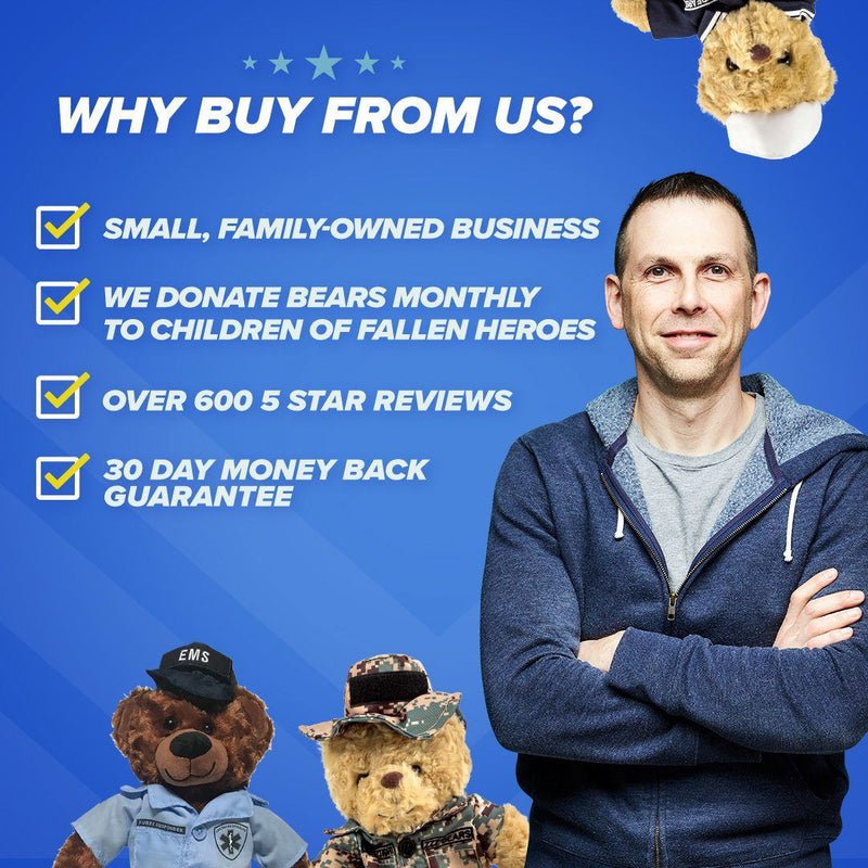 ZZZ Bears – #1 Army Teddy Bear - Main Image