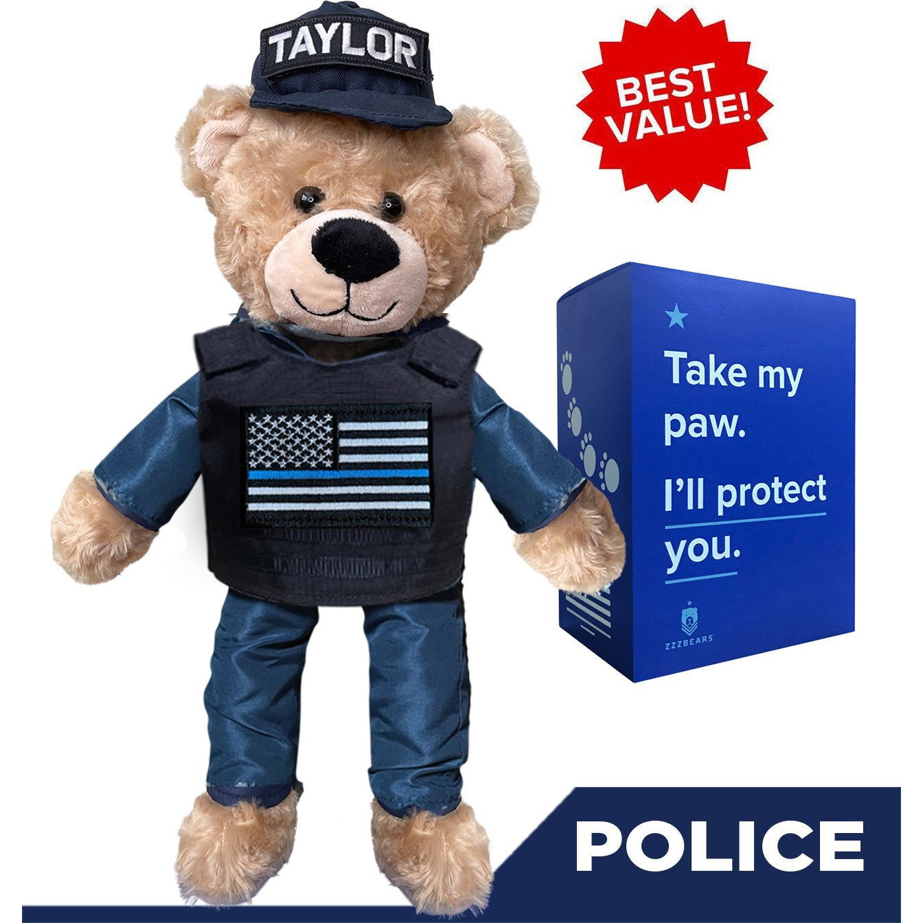 Police stuffed bear outlet