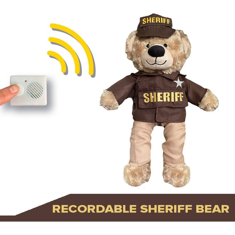 Recordable Sheriff Bear - ZZZ BEARS - 