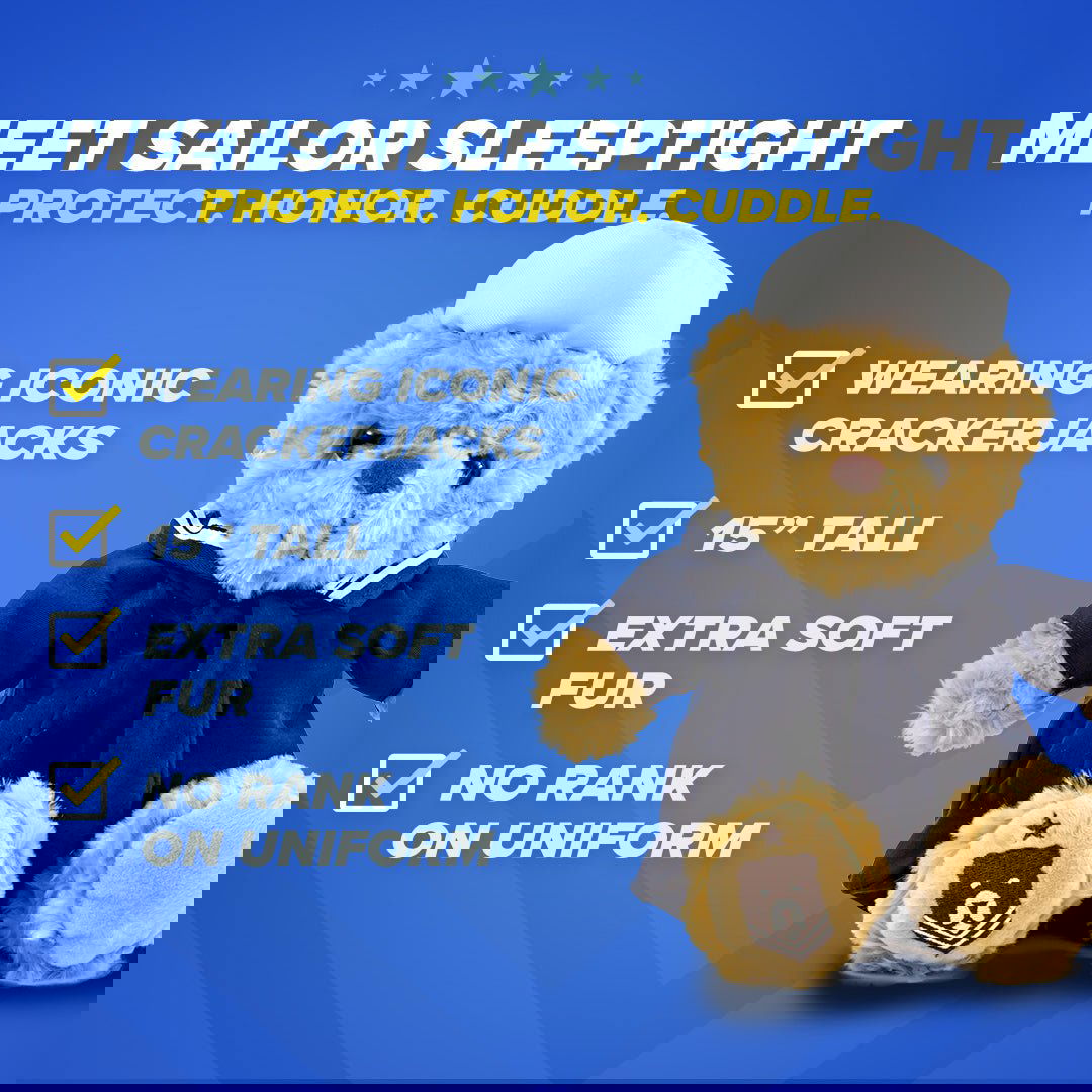 ZZZ Bears - # 1 Navy Teddy Bear