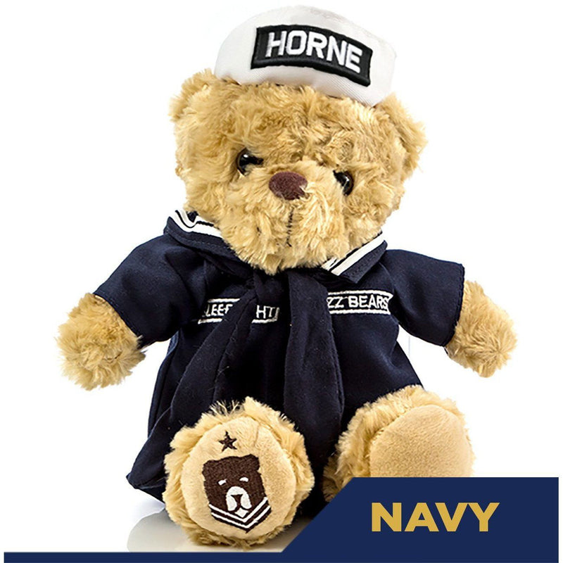 Sailor Sleeptight -  Personalized Navy teddy Bear - ZZZ BEARS - 