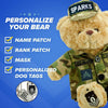 Sgt. Sleeptight, the Army teddy bear by ZZZ BEARS, comes in uniform and cap with customizable patches, mask, and dog tags—plus a storybook and sleep system to help kids feel safe at night.