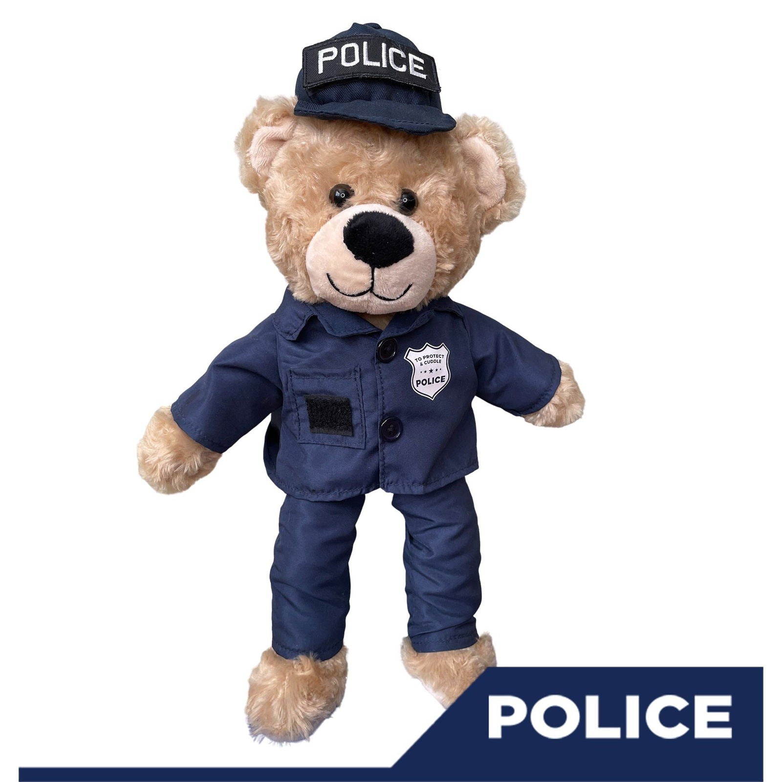 Sgt Sleeptight Police Teddy Bear - ZZZ BEARS - 