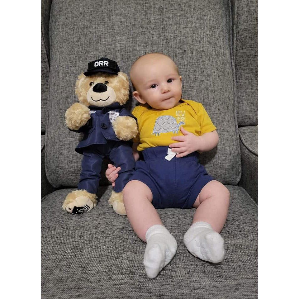 Sgt Sleeptight Police Teddy Bear - ZZZ BEARS - 