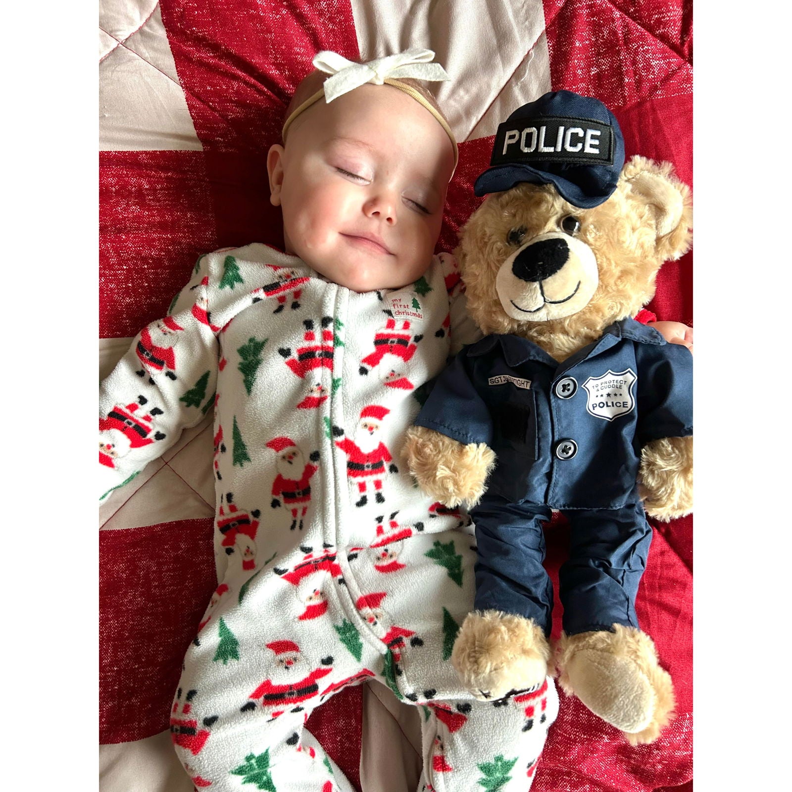 Sgt Sleeptight Police Teddy Bear - ZZZ BEARS - 