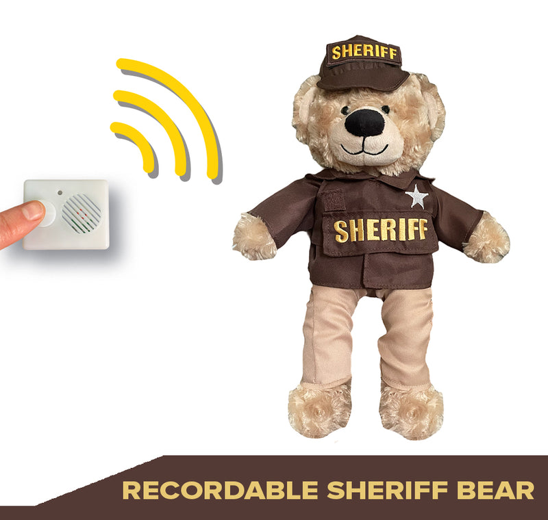 Recordable Sheriff Bear