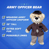 Army Teddy Bear in Officer Uniform