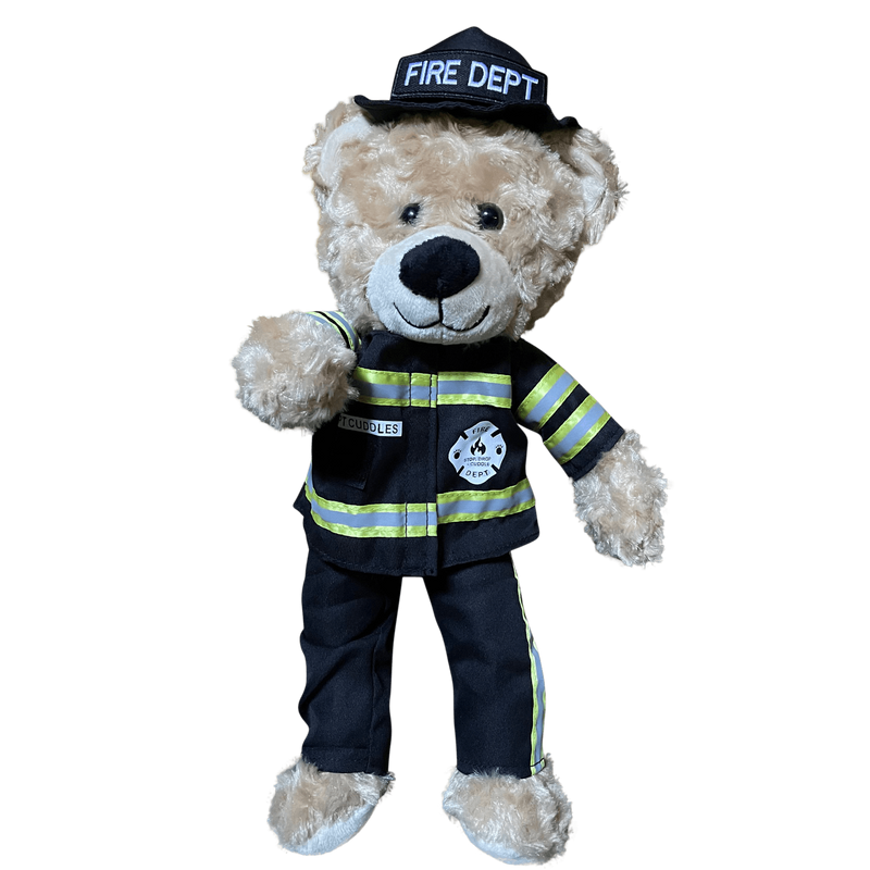 Capt Cuddles Fireman Teddy Bear - ZZZ BEARS