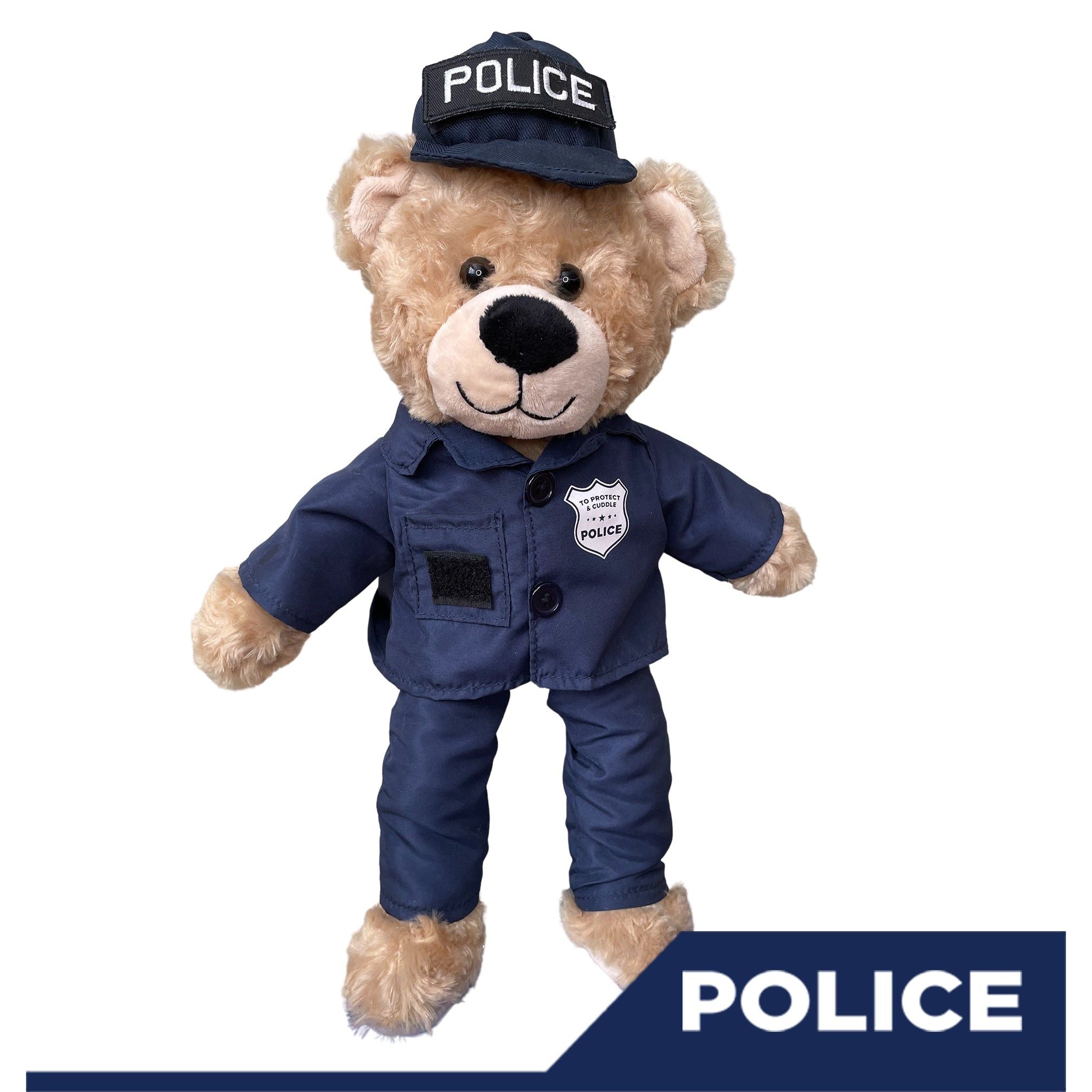 Sgt Sleeptight Police Teddy Bear - ZZZ BEARS