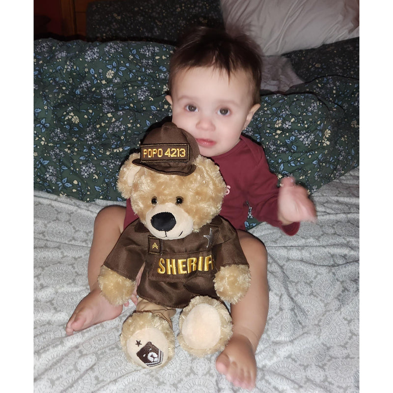 Sheriff Teddy Bear - ZZZ BEARS