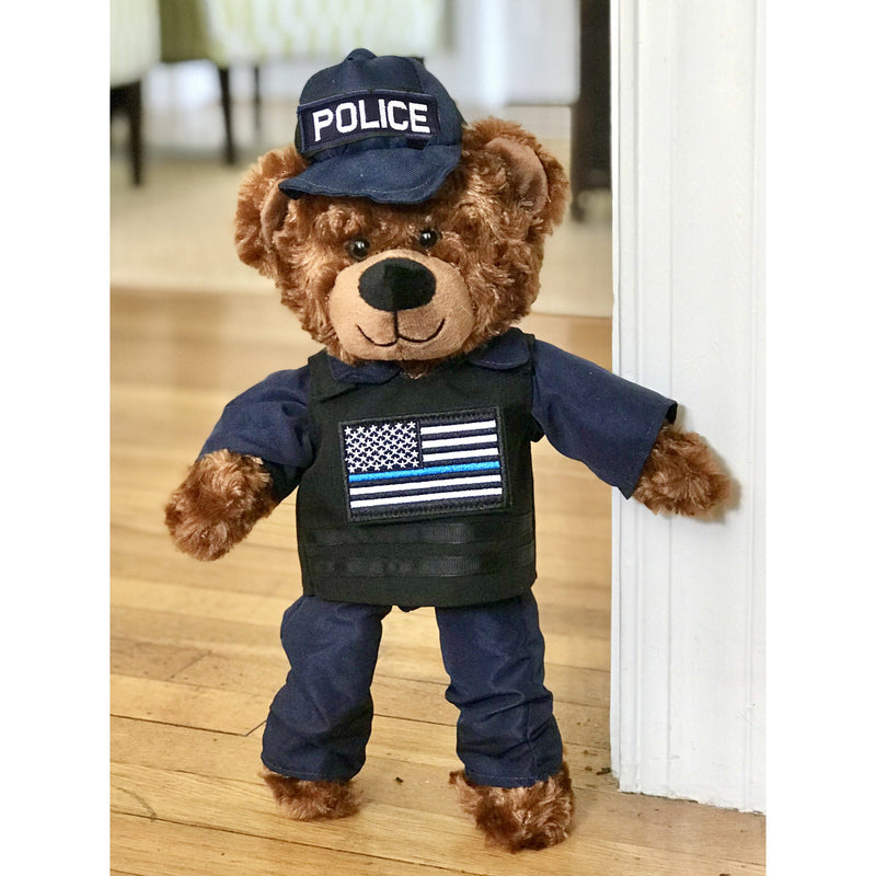 Tacticuddle Vest with Police patch - ZZZ BEARS
